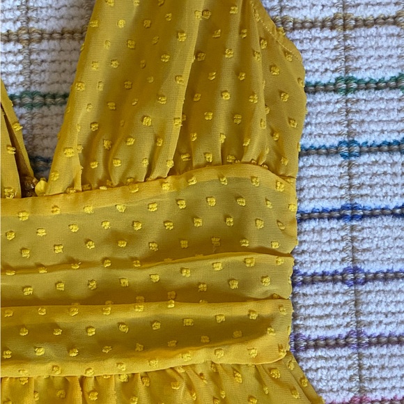 MARJORELLE DORA PLUNGE RUFFLE MINI DRESS: size XXS - Picture 5 of 5